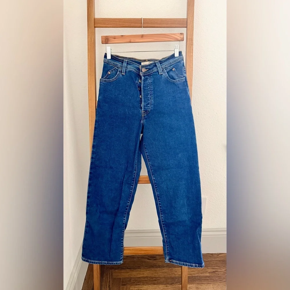 Levi's Riveted Ribcage Straight Ankle Jeans - Picture 4 of 5